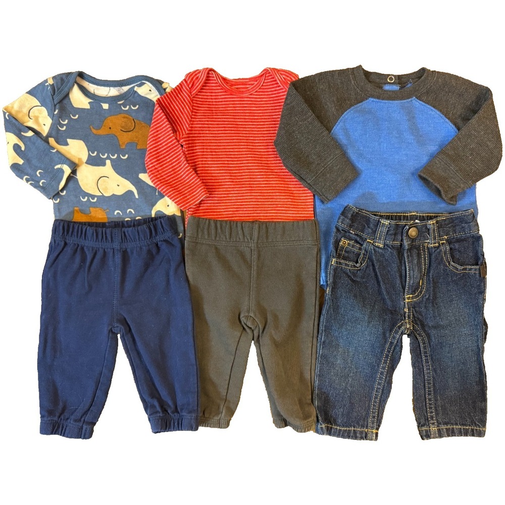 Baby Boy 3 Months Outfits Lot Jeans Pants Bodysuits Shirts Clothes Bodysuits